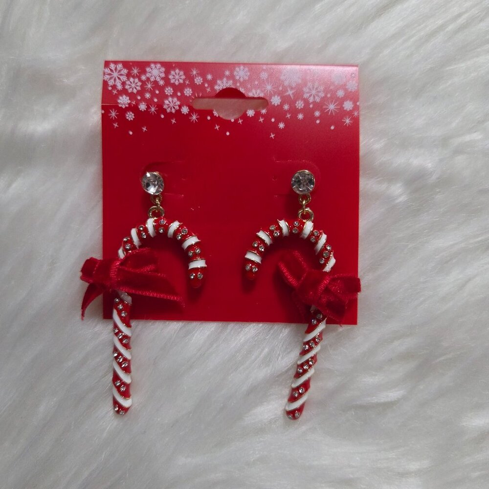 Candy Cane Earrings